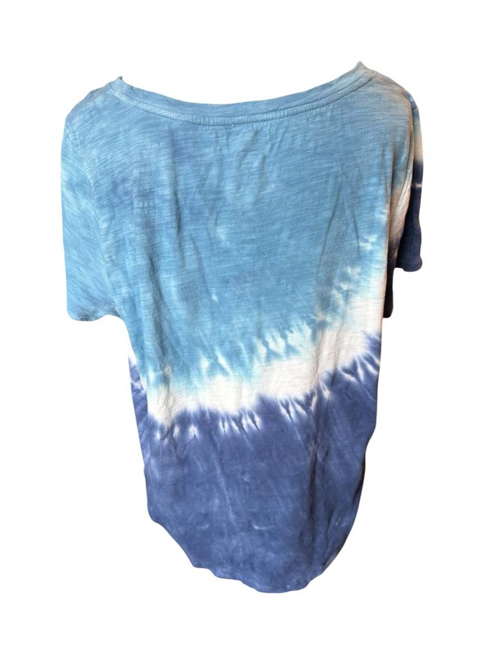 Old Navy Blue Ombre Scoop Neck Short Sleeve Tee - Picture 3 of 7
